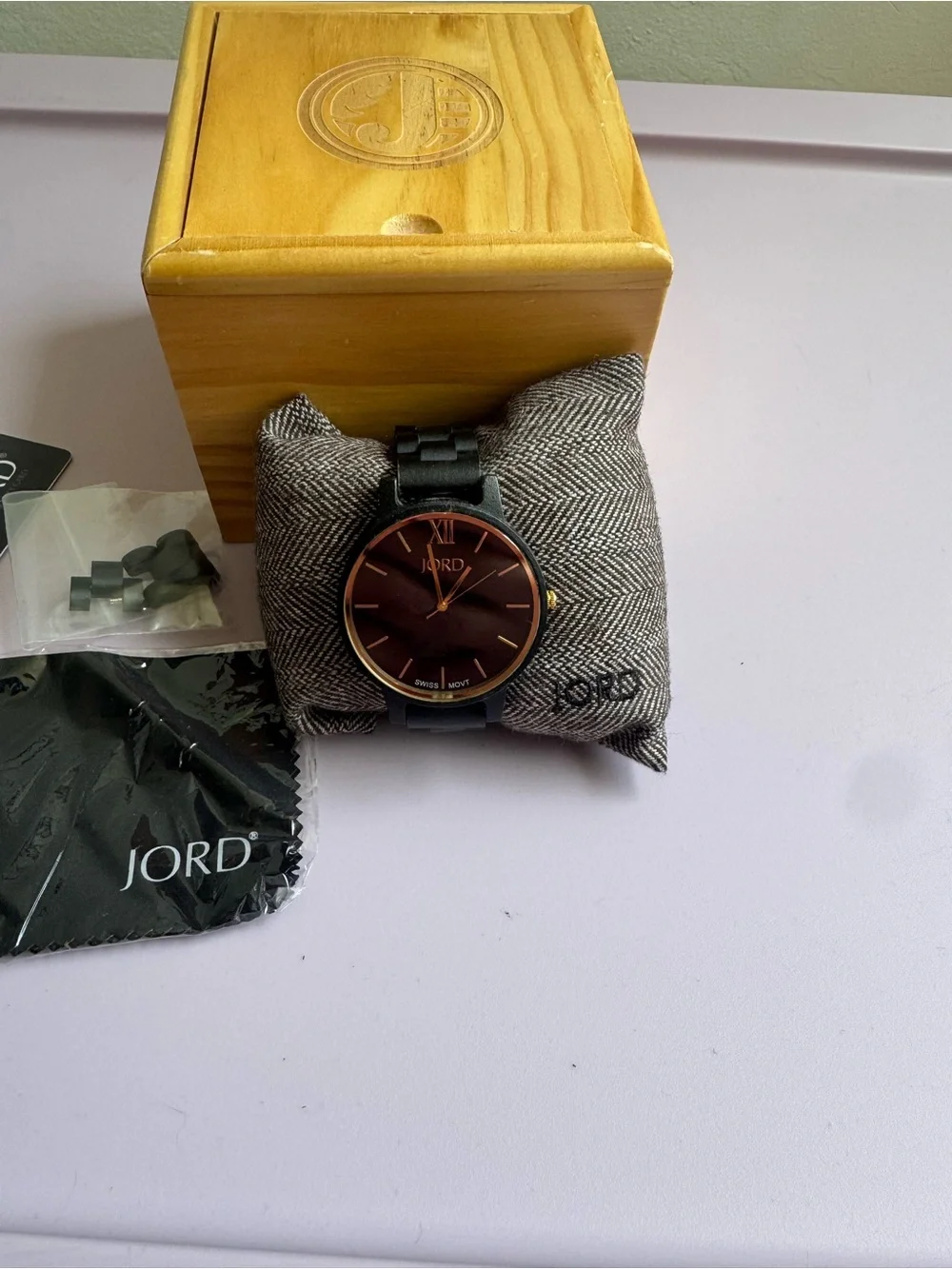 Jord Wood Watch - Black